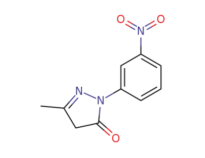 5-methyl-2-(3-nitrophenyl)-2,4-dihydro-pyrazol-3-one