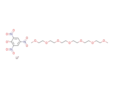 hexaethylene glycol dimethyl ether and lithium picrate complex